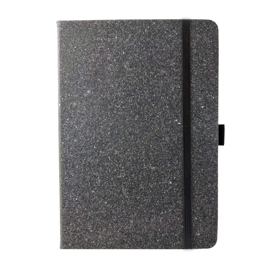 Albany Recycled Leather Notebook - Hard Cover