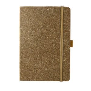 Albany Recycled Leather Notebook - Hard Cover