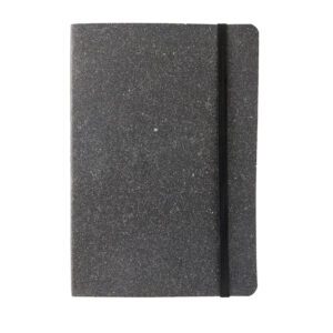 Albany Recycled Leather Notebook - Soft Cover