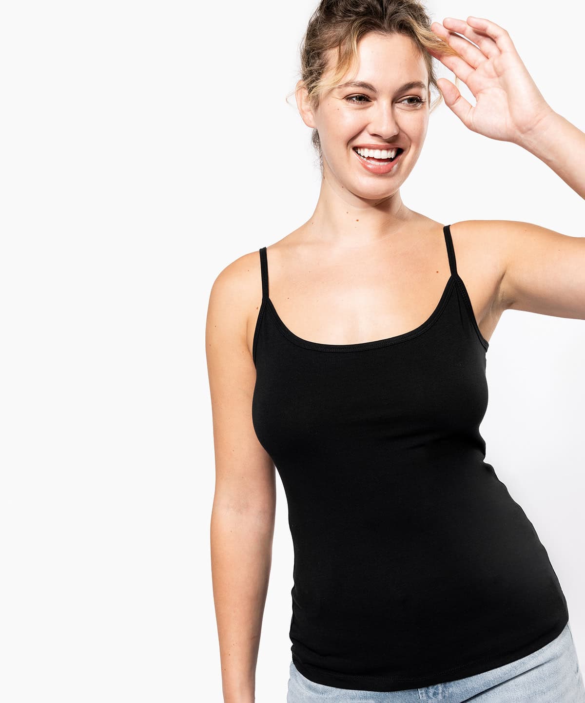 Ladies' strappy tank top