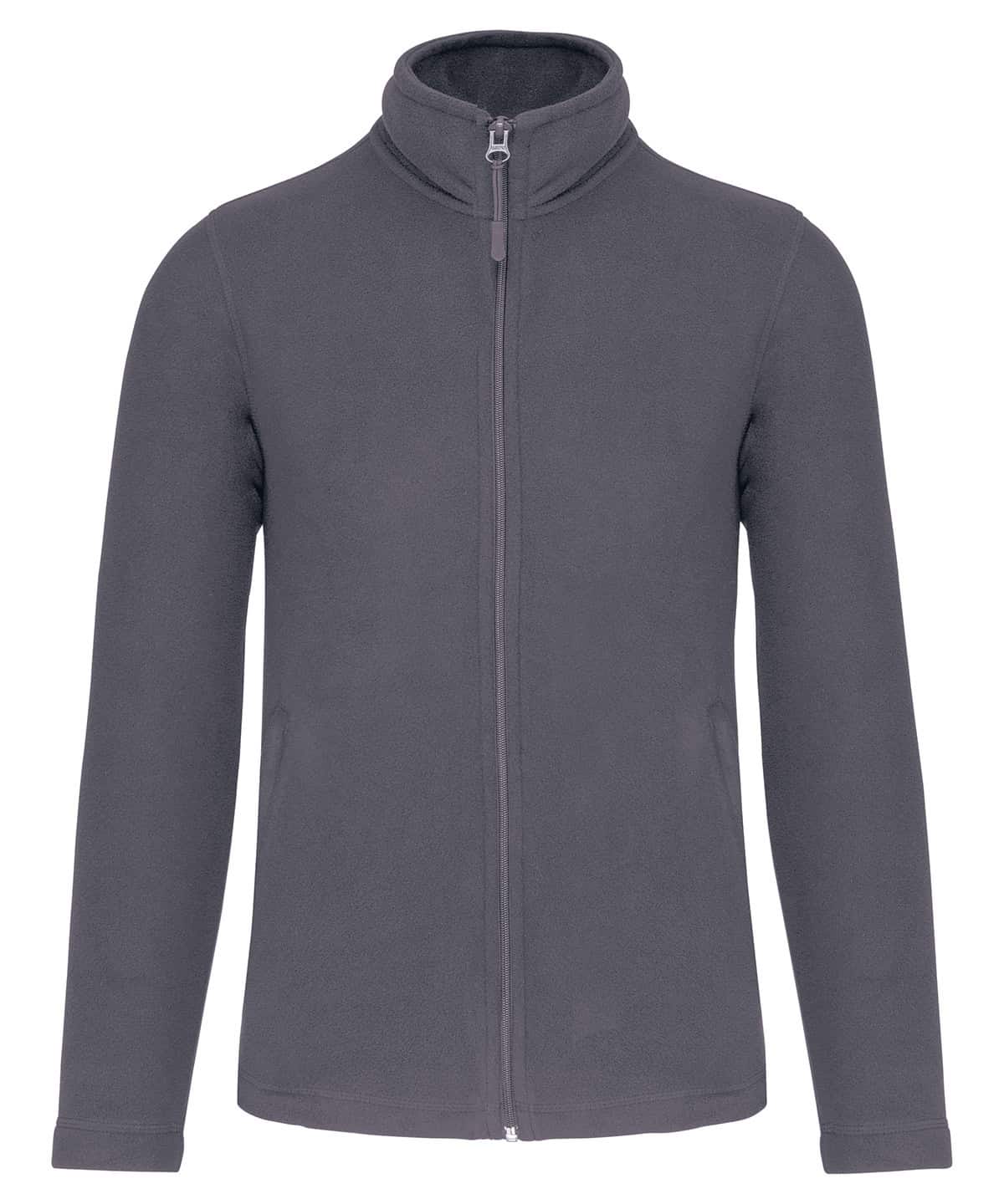 Zip-through microfleece jacket