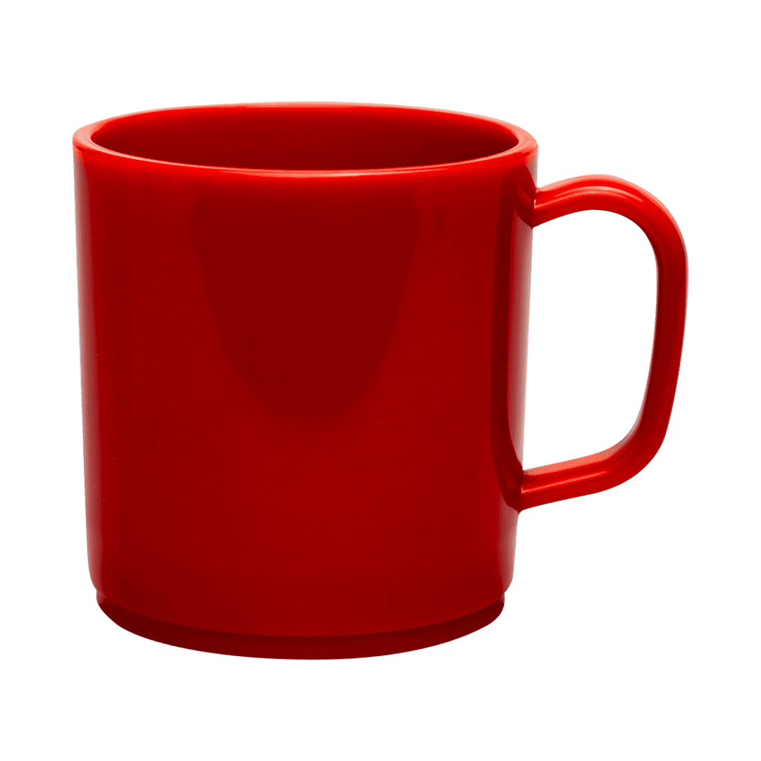 Plastic Mug Red