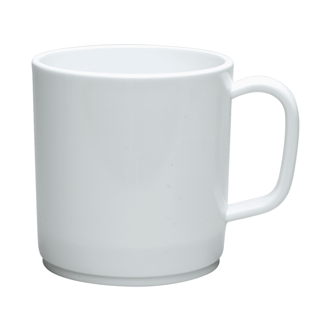 Plastic Mug White