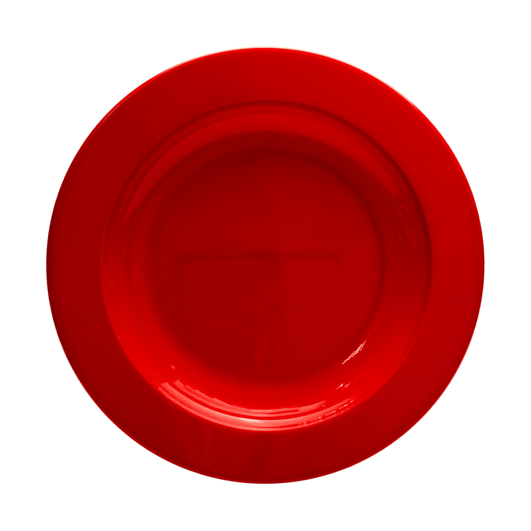 Plastic Plate Red