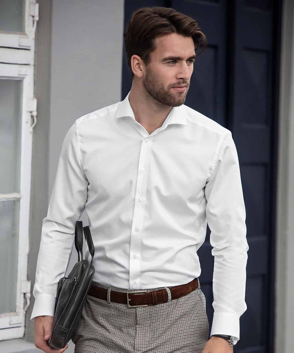 Portland slim fit  super non-iron business shirt