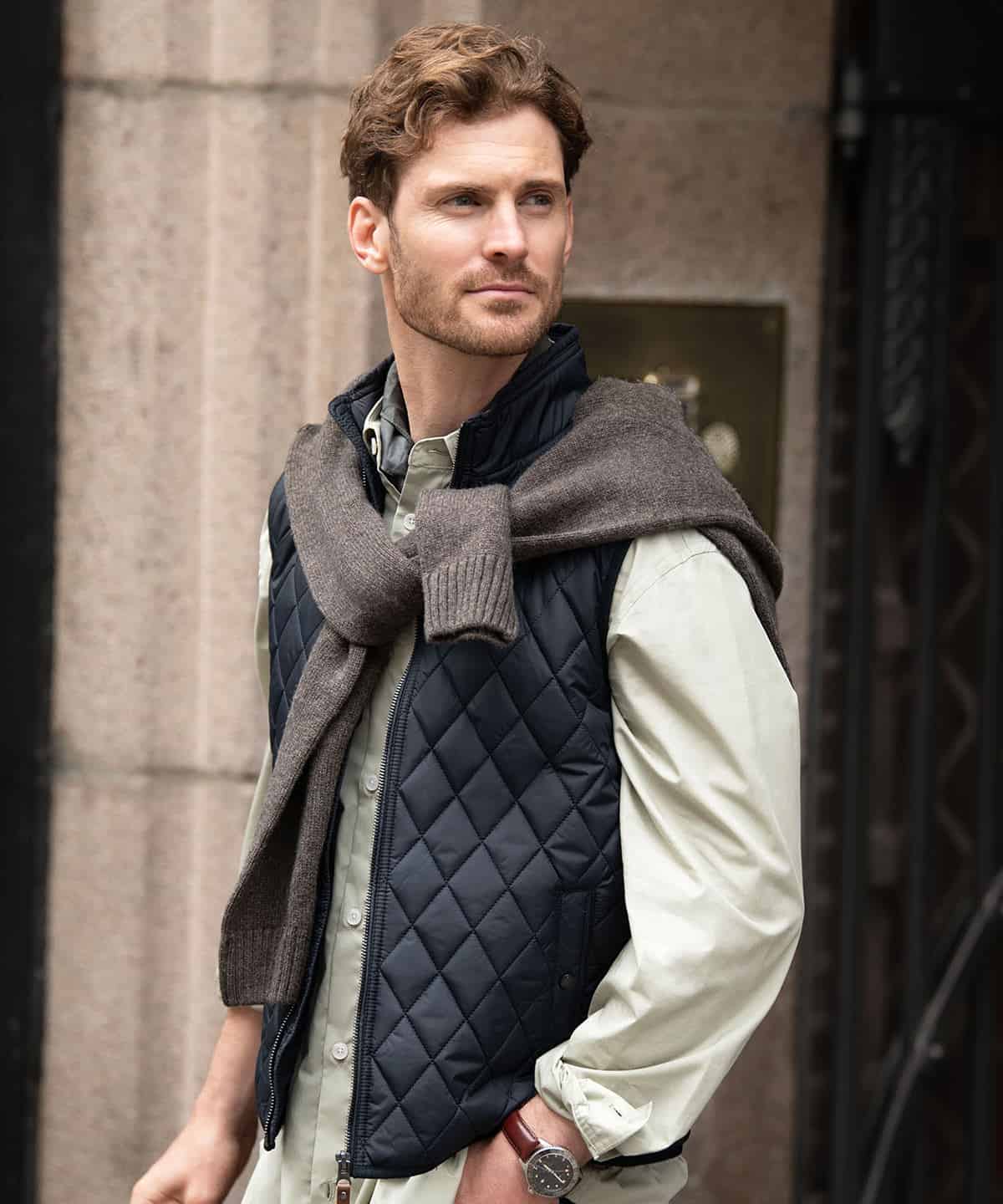 Camden  diamond quilted gilet