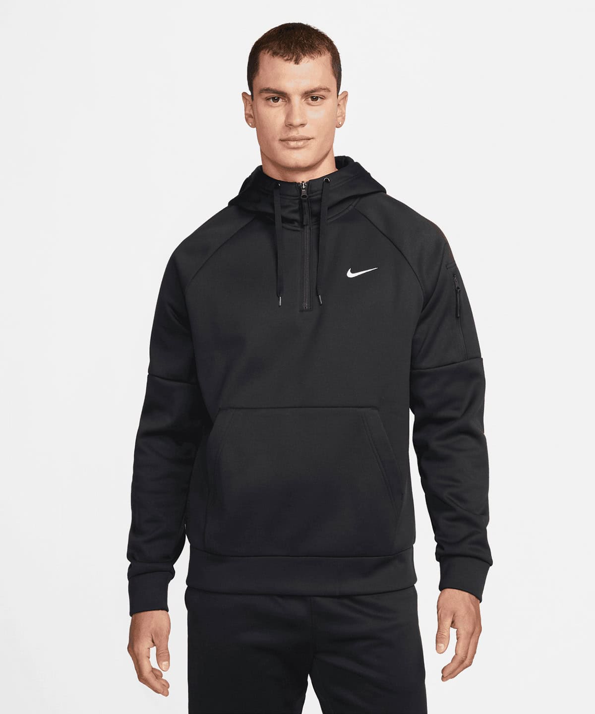 Nike mens 1/4 zip fitness hoodie