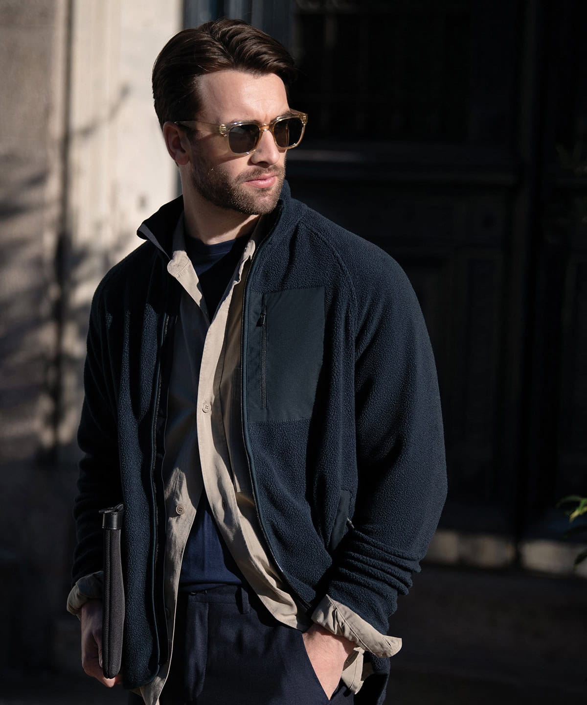 Timberlake  modern sherpa fleece