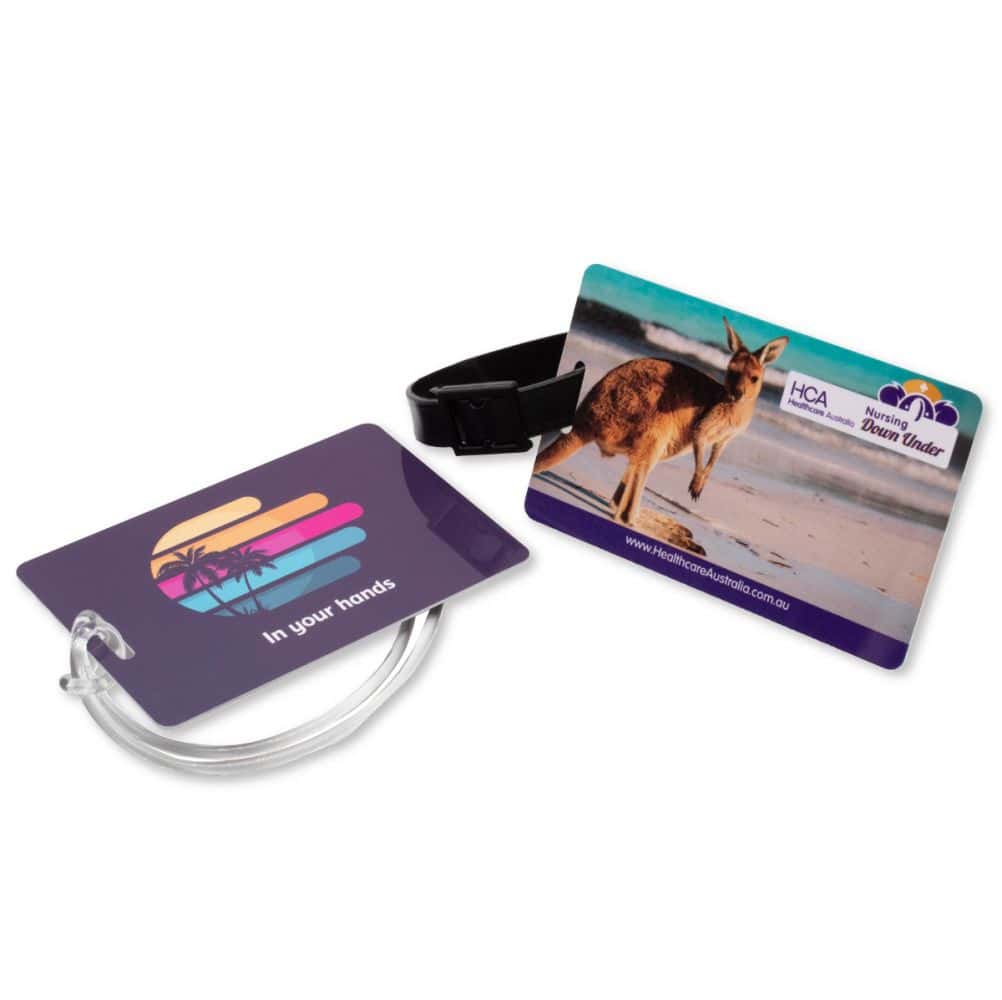 Printed Luggage Tag (Silicone Loop)