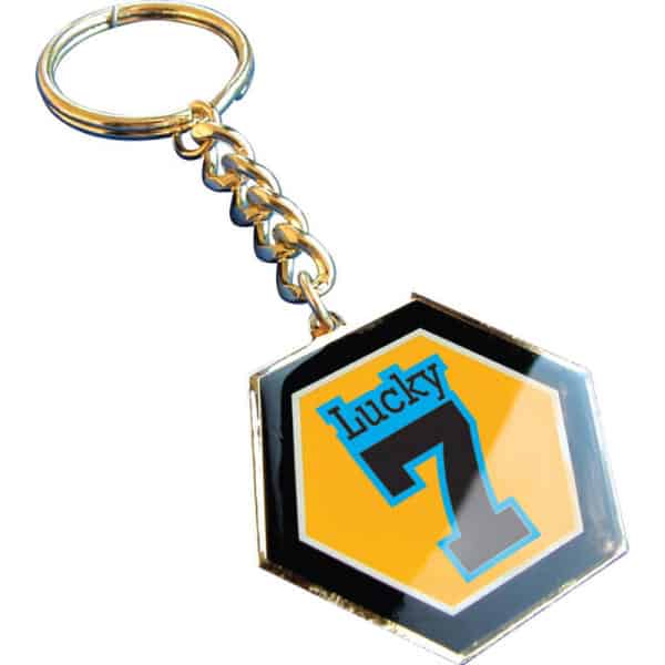 Printed Steel Keyring (50mm)