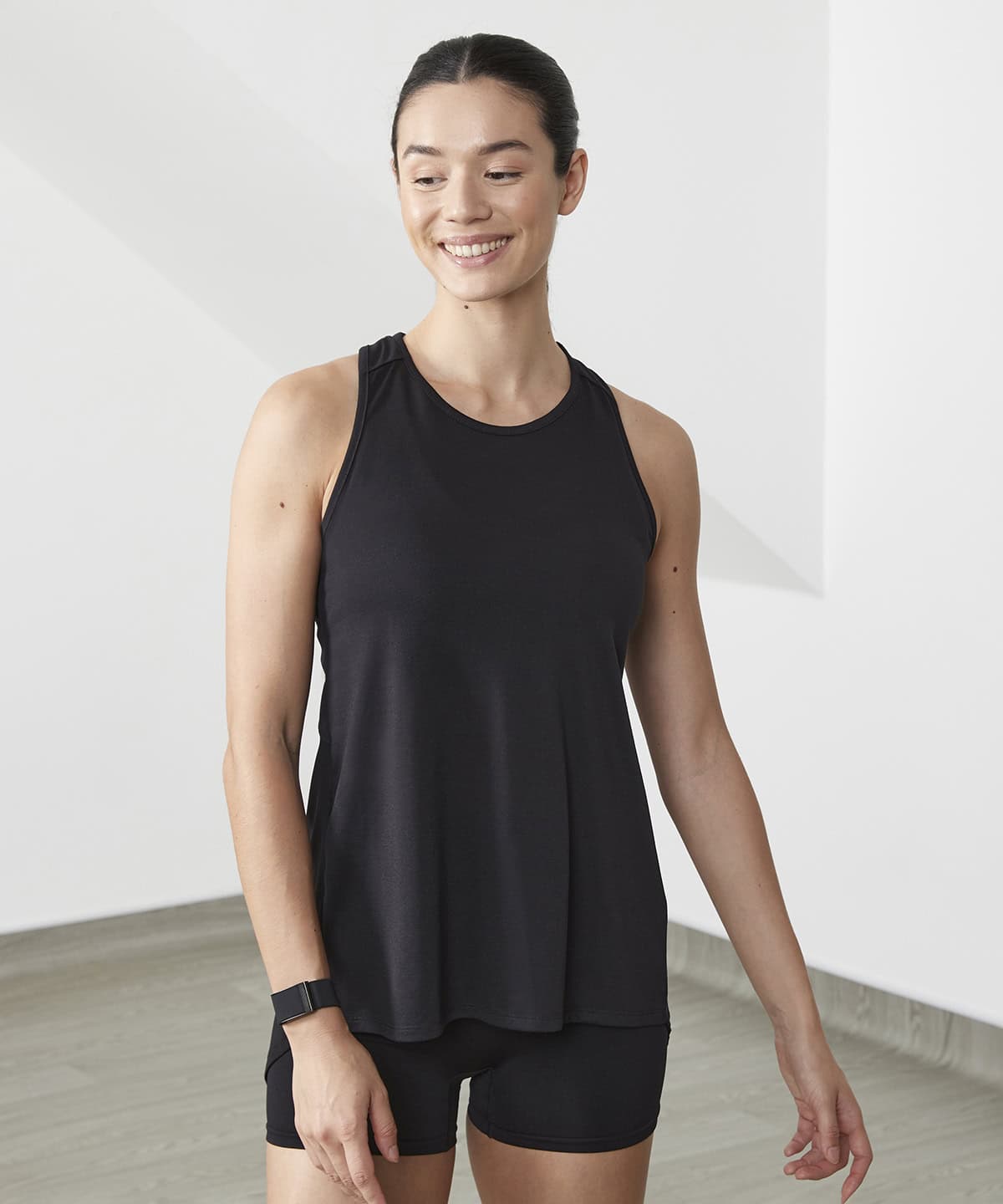 Women's open back vest