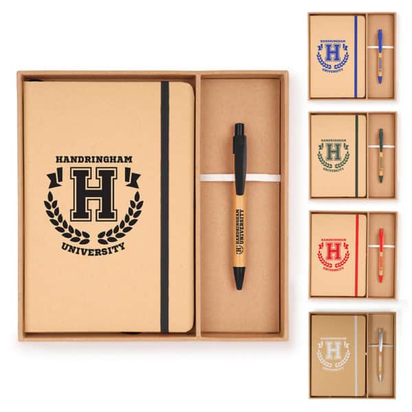 Nature Notebook and Ball Pen Set Box
