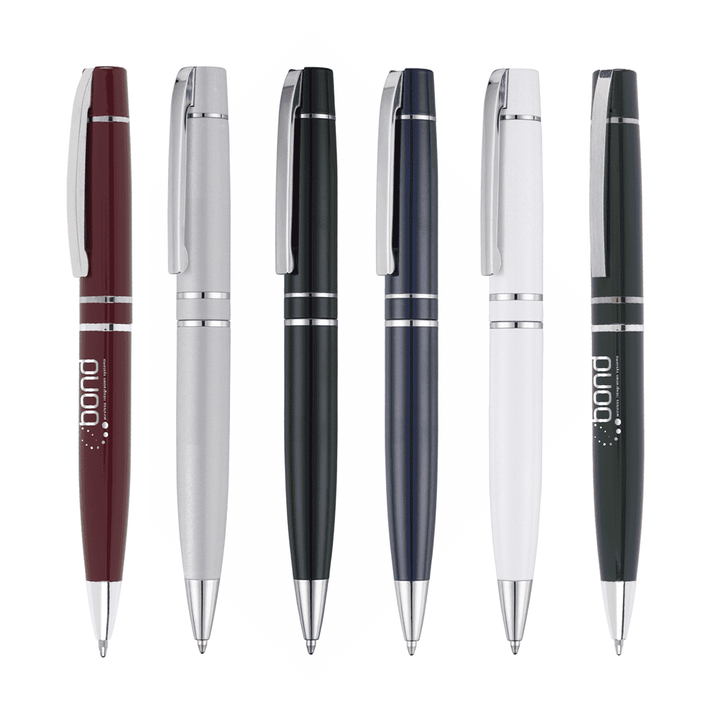Duke Hinged Clip Ball Pen