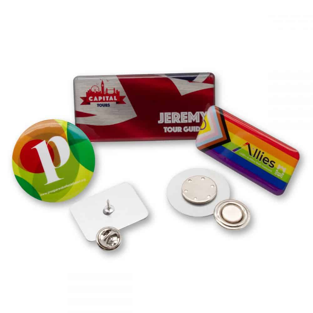 Aluminium Badge (UK Made: 12 Standard Shapes/Sizes)