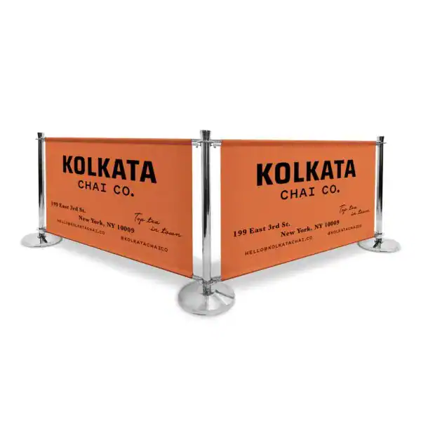 Chai Café Barrier Kit - 1500mm Wide