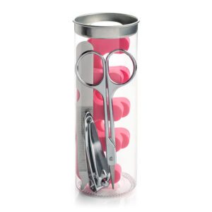 5 Piece Manicure Set including Toe Separators in a PET Tube