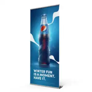 Wave Roller Banner - 800mm Wide