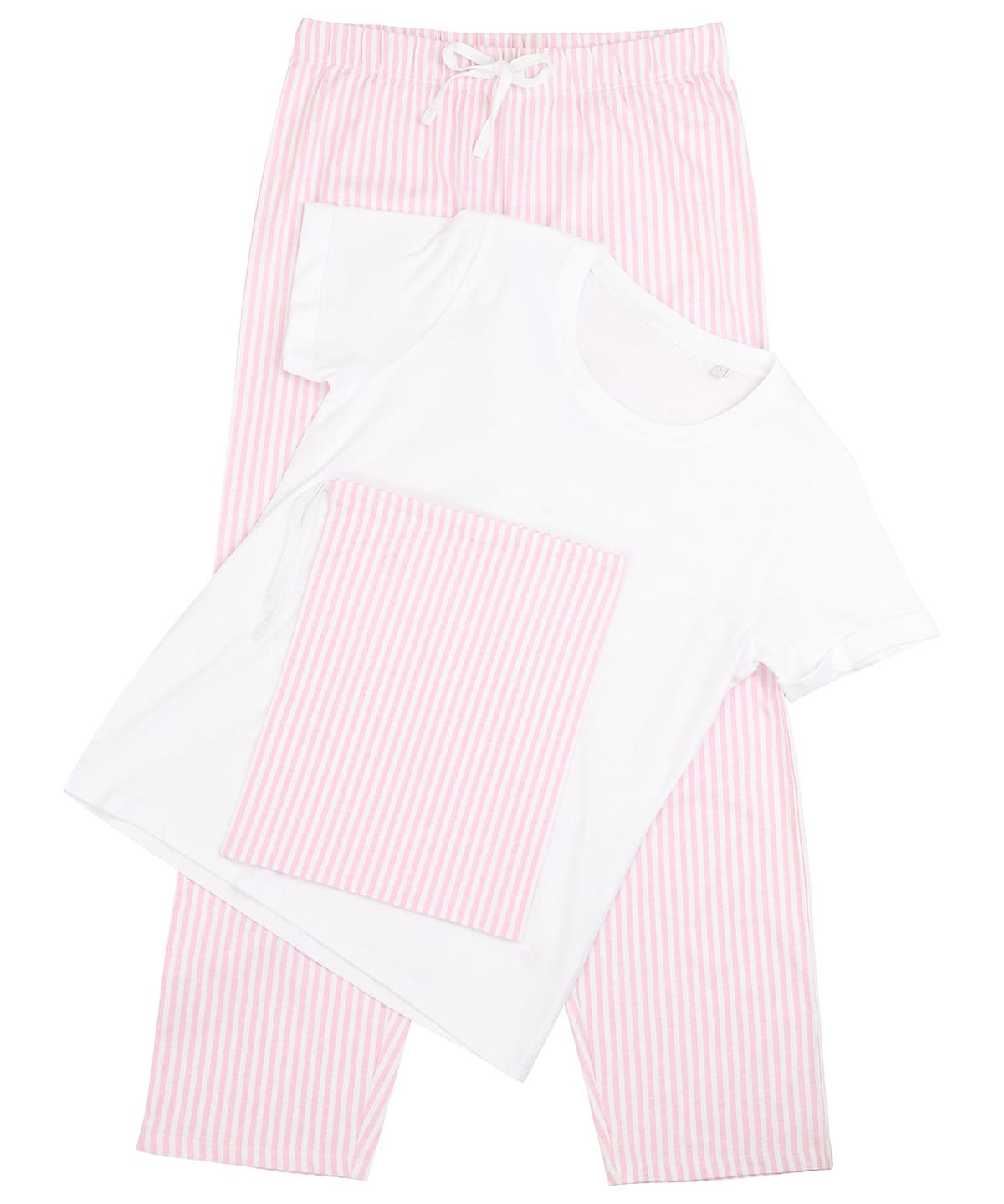 White/Pink/White Stripe