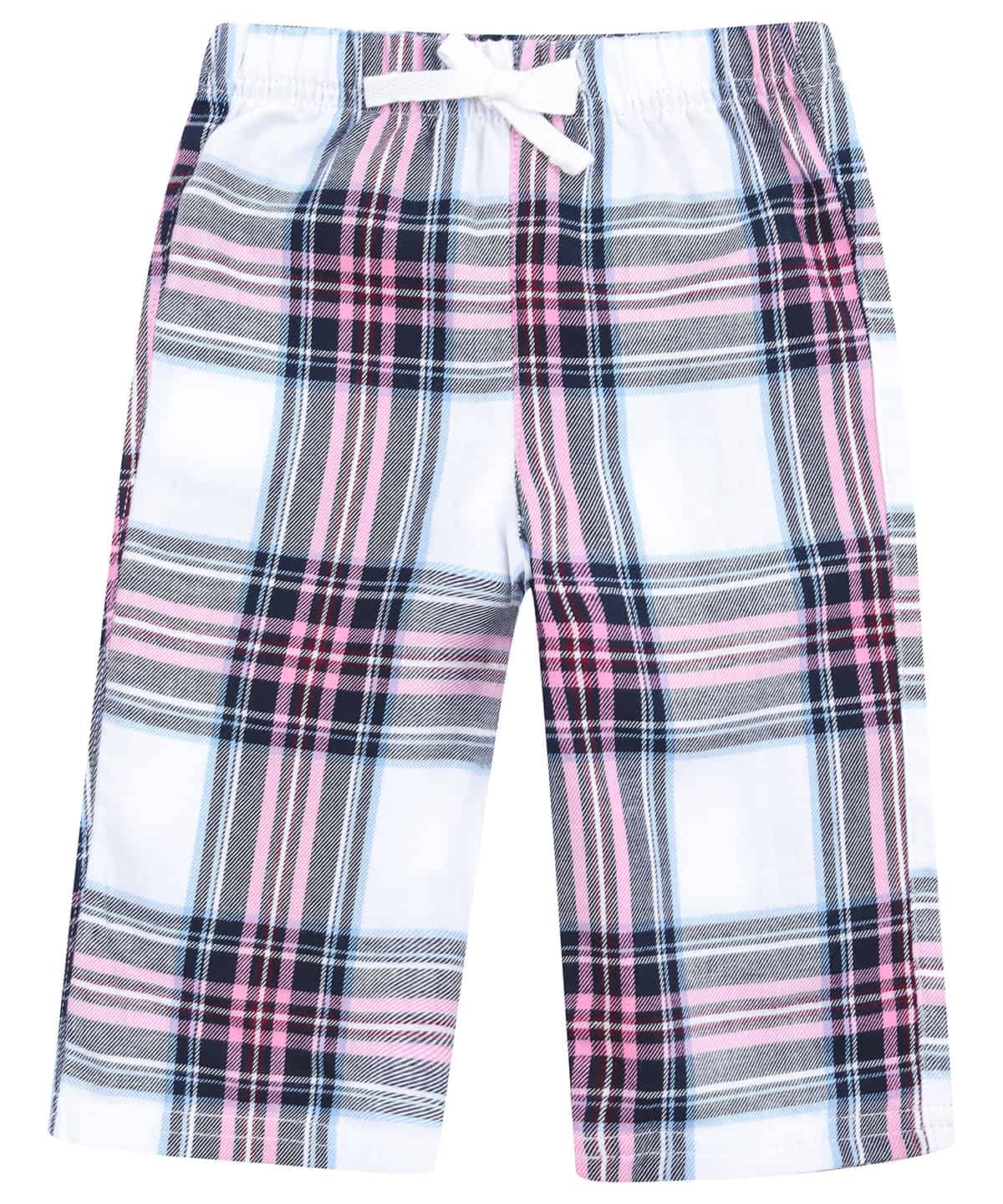 White/Pink Check