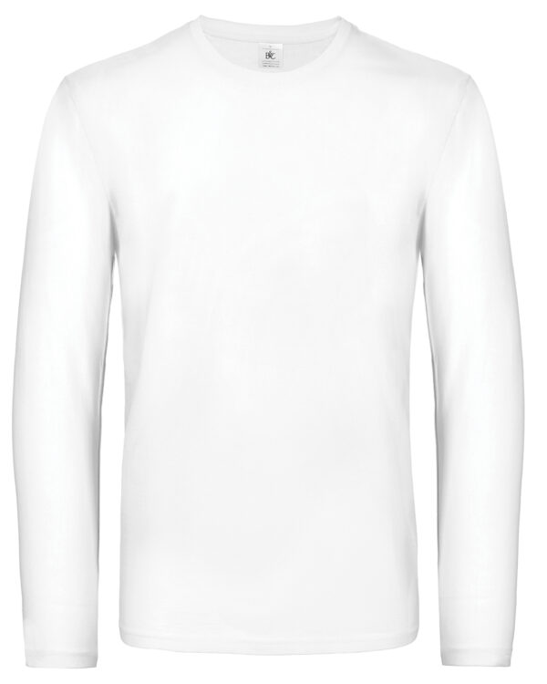 B&C #E190 long sleeve White