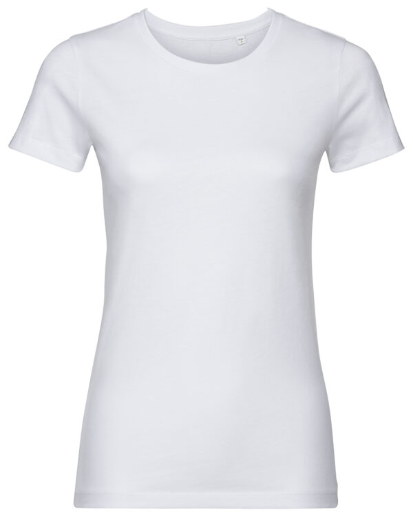 Women's pure organic tee White