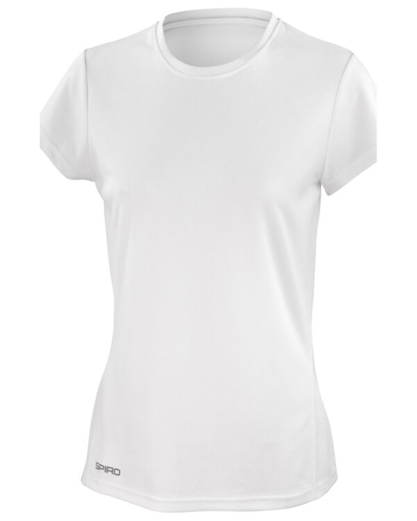 Women's Spiro quick-dry short sleeve t-shirt White