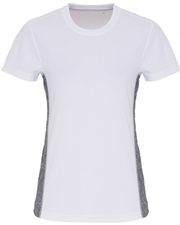 Women's TriDri® contrast panel performance t-shirt White
