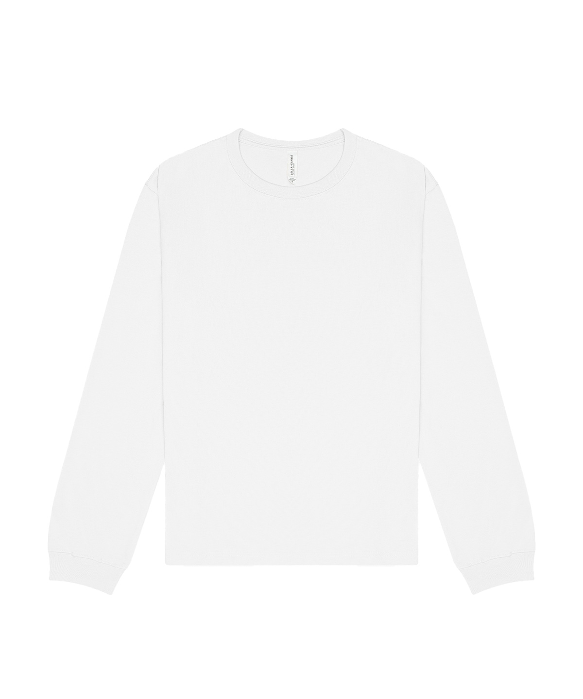 Unisex long sleeve heavy tee White 1 Unisex long sleeve heavy tee White