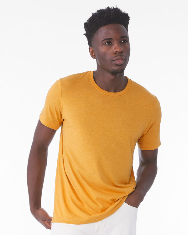 Unisex triblend crew neck t-shirt