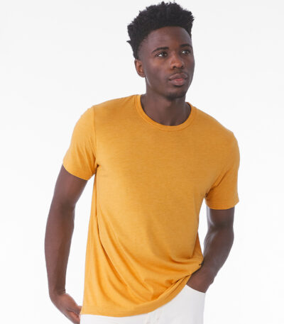 Unisex triblend crew neck t-shirt