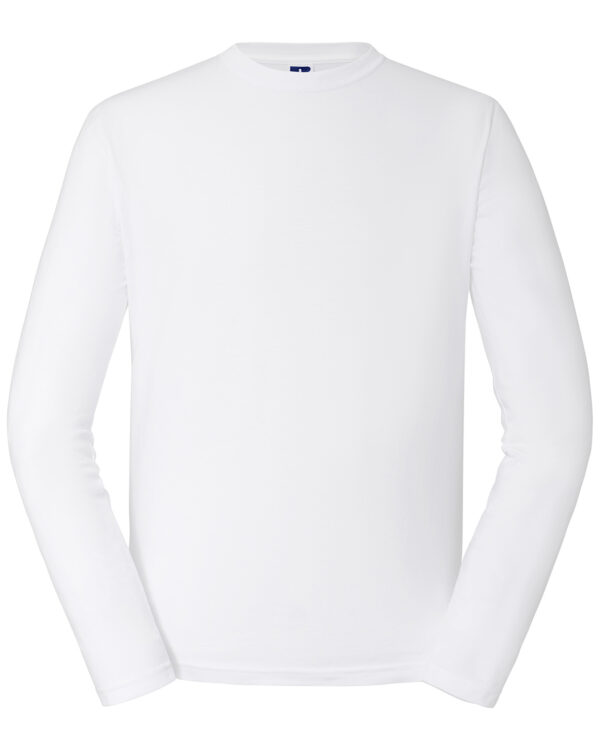 Classic long sleeve T White