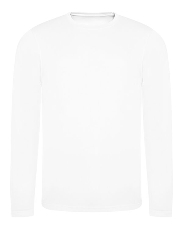 Long sleeve cool T White