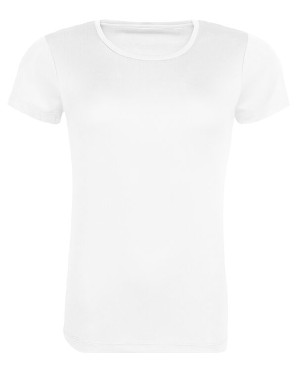 Women's recycled cool T White