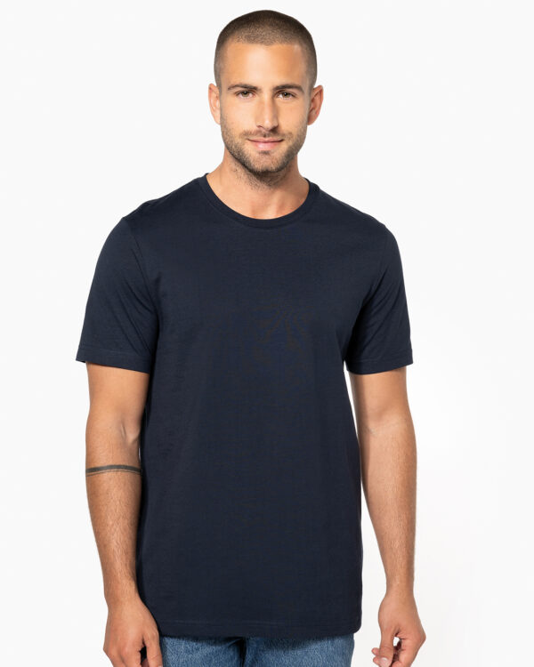 Short-sleeved crew neck T-shirt
