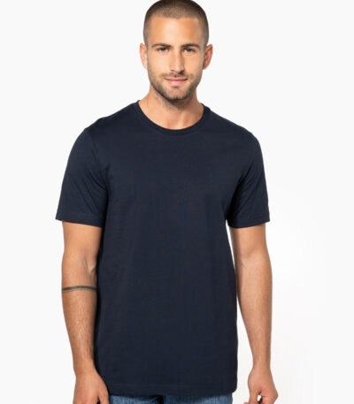 Short-sleeved crew neck T-shirt