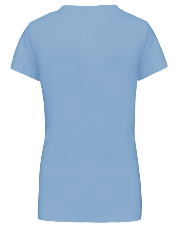 Ladies' short-sleeved V-neck T-shirt