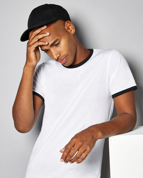 Fashion fit ringer tee