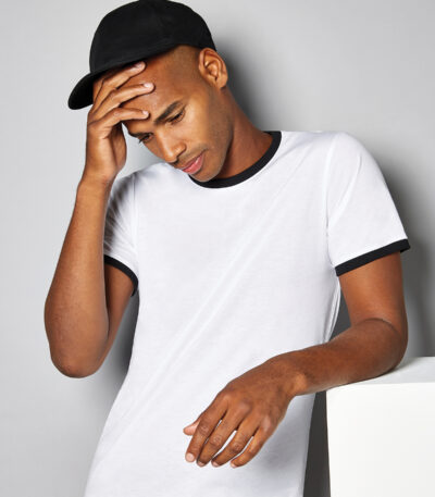 Fashion fit ringer tee