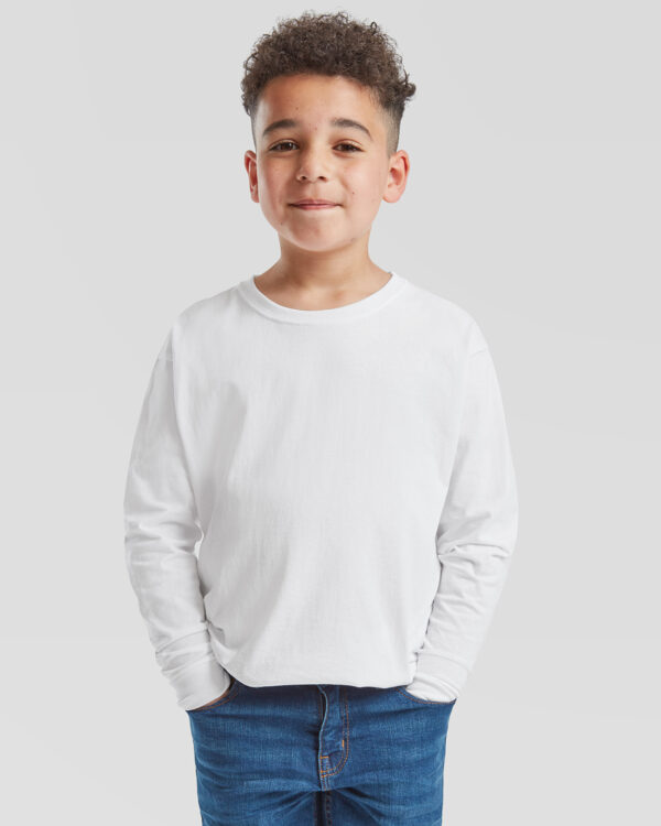 Kids long sleeve valueweight T