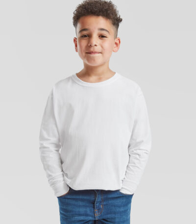Kids long sleeve valueweight T