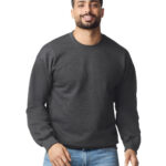 Softstyle midweight fleece adult crew neck