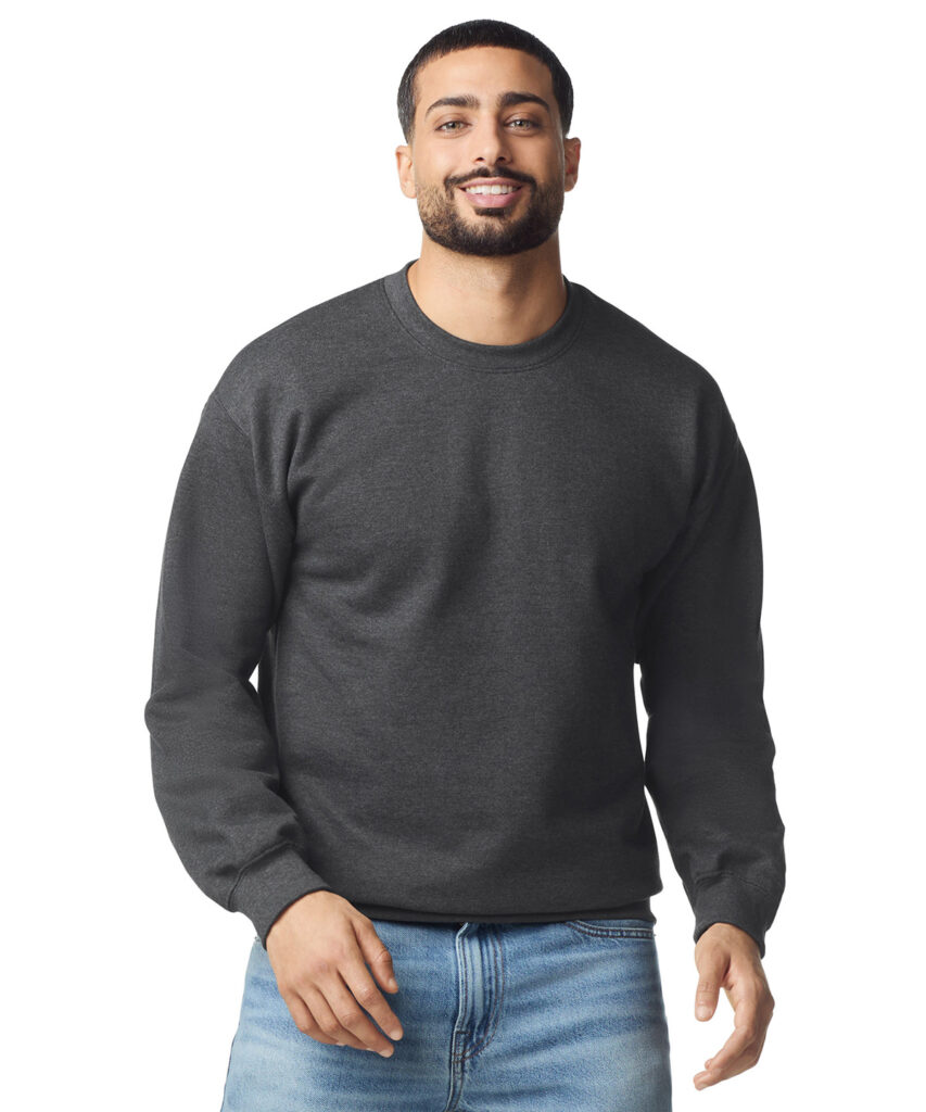 Softstyle midweight fleece adult crew neck