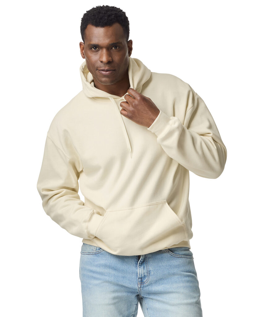 Softstyle midweight fleece adult hoodie