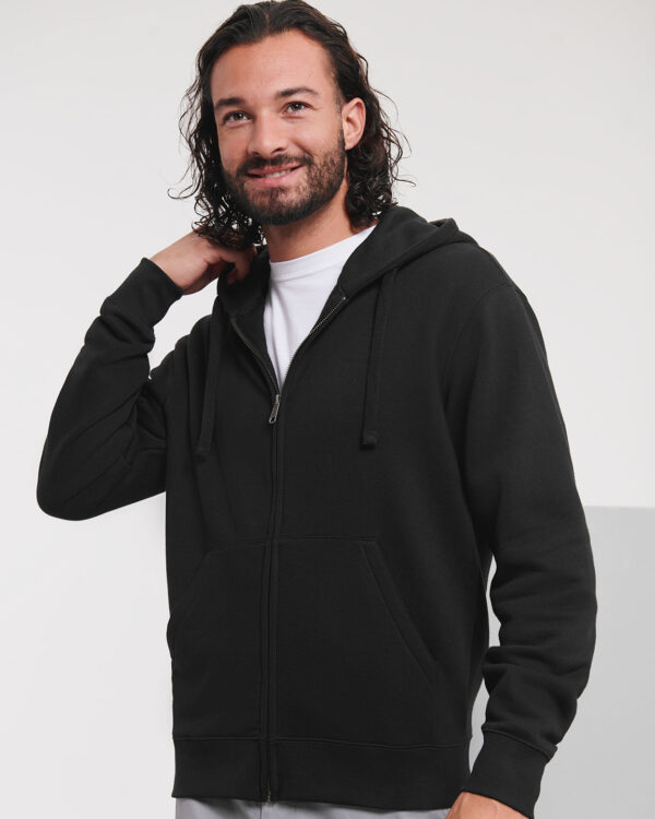 Authentic zipped hooded sweat