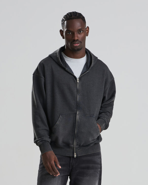 Vintage washed zoodie