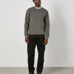 Regular fit piqué sweatshirt