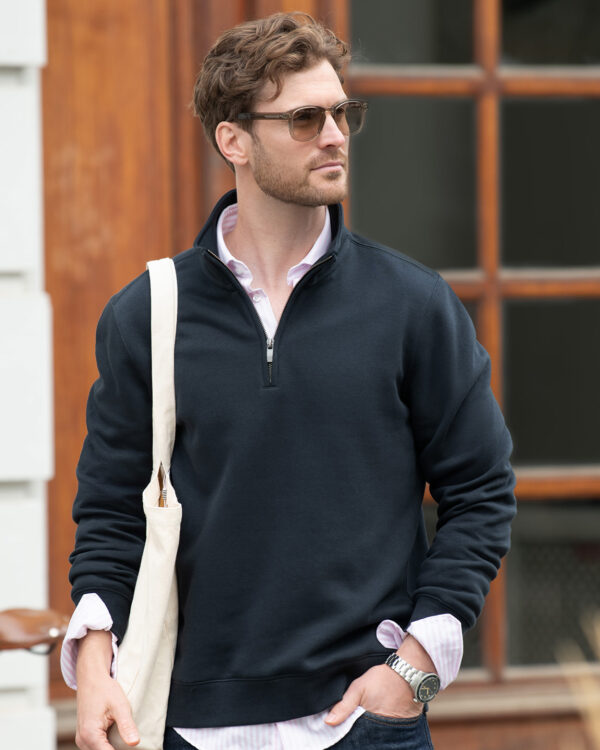 Glendale unisex 1/4-zip sweatshirt