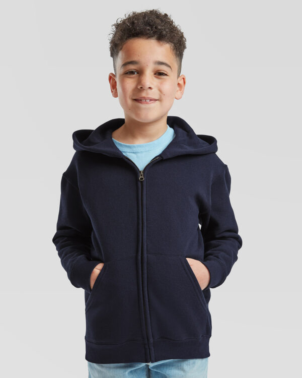 Kids classic hooded sweatshirt jacket