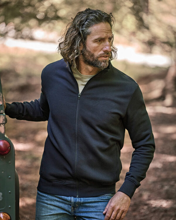 Full-zip sweat cardigan (5440)