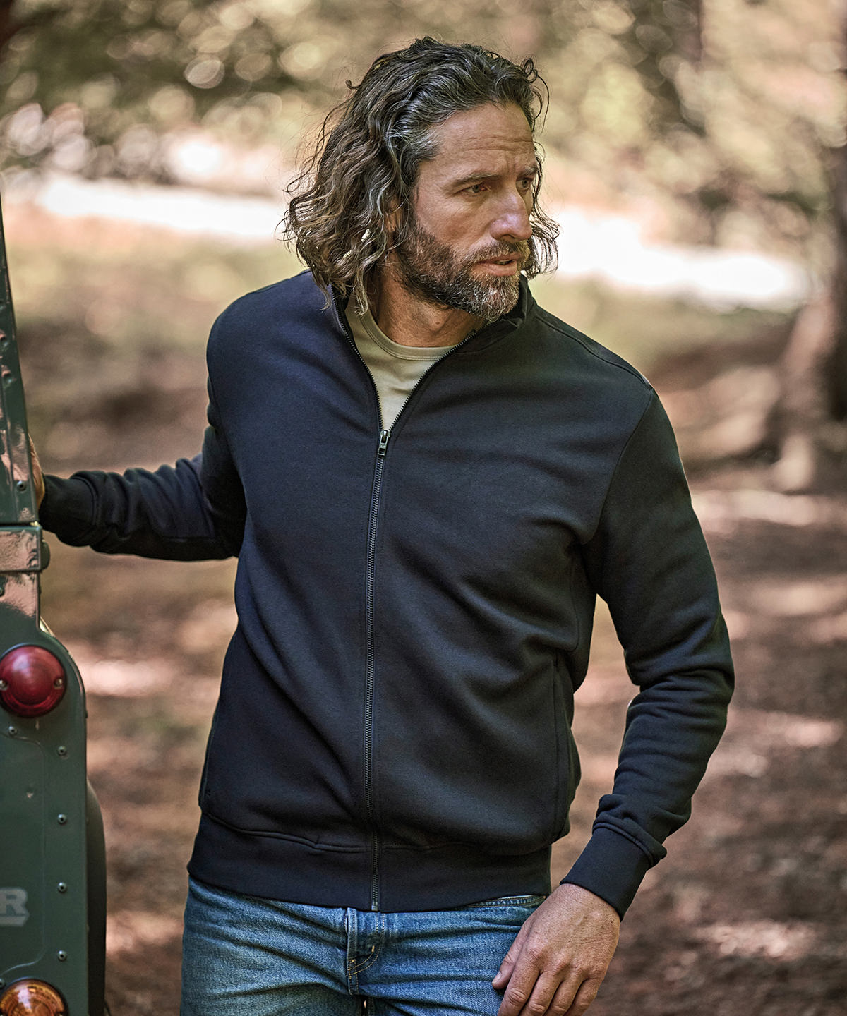 Full-zip sweat cardigan (5440) 1 Full-zip sweat cardigan (5440)